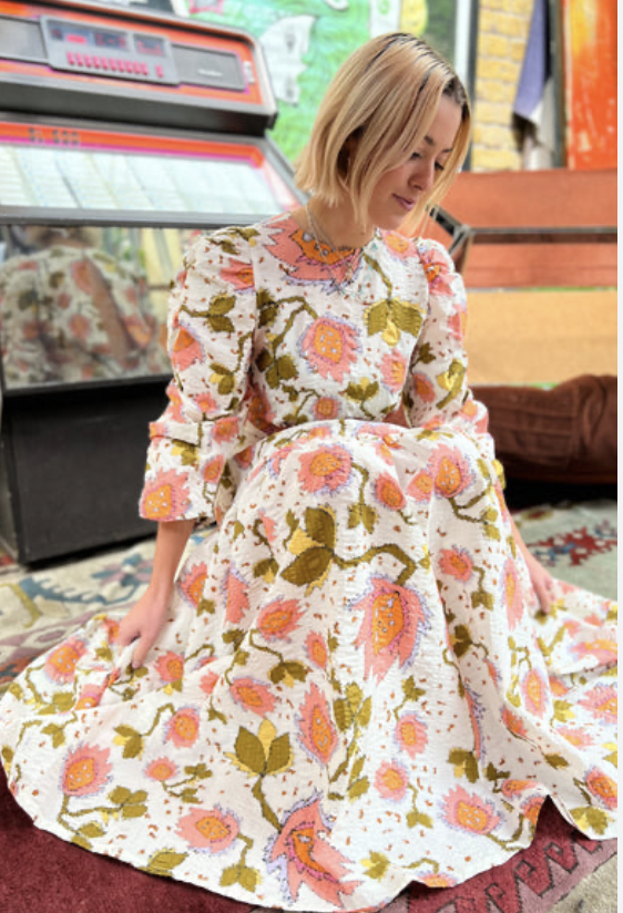 STELLA NOVA - Robe longue fleurie - C03267