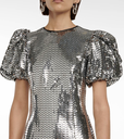 ROTATE - Robe courte metal triangle - C03270