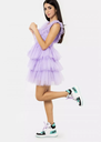 ANIYE BY - Robe froufrou tulle mauve - C03275