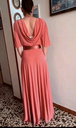 Elisabetta franchi - Robe longue corail - C03277