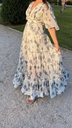 ZIMMERMANN - Robe longue fleurs bleues  - C03280