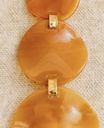 LOC - SEZANE - Bijoux - BO longue miel orangé -  A1049