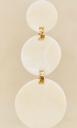 LOC - SEZANE - Bijoux - BO longue miel orangé -  A1050
