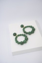 LOC - SEZANE - Bijoux - BO boules vertes -  A1053