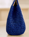 Sézane - Sac paille beige fleuri - A1057