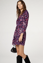 BA&SH - Robe mauve paillettes - C03296