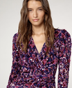 BA&SH - Robe mauve paillettes - C03296