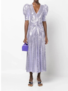 Rotate - Robe mauve argent  - C03300