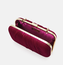 MASCARA - Sac velours fruscia - A1202