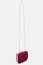 MASCARA - Sac velours fruscia - A1202