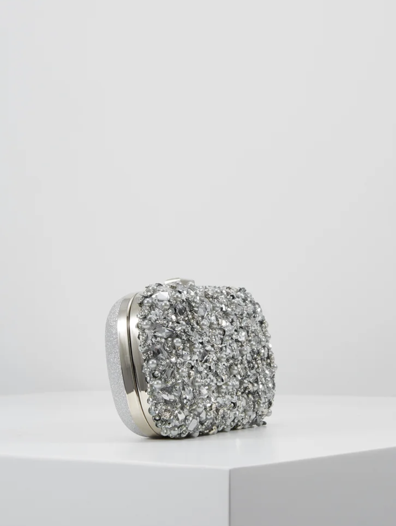 Sac perles argentés - A1209