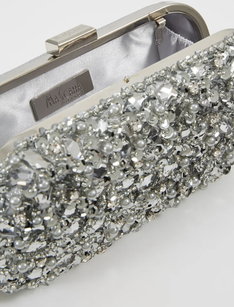 Sac perles argentés - A1209