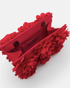 Sac fleurs rouge - A1210