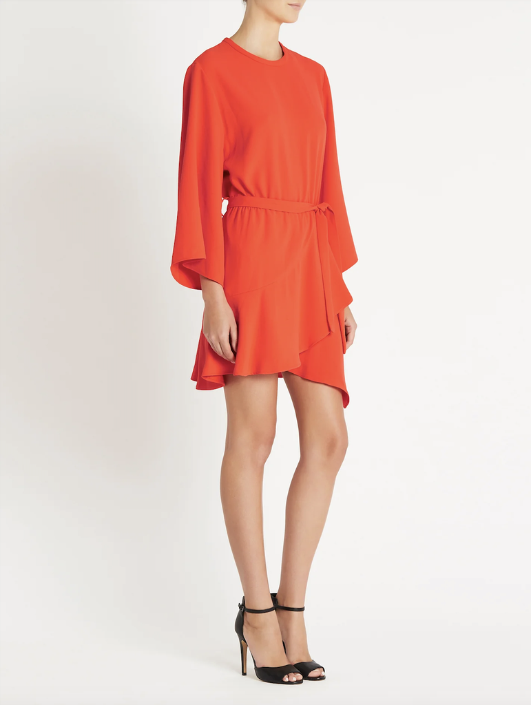 IRO - Robe courte orange - C02693