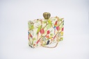 ACUS - Sac Rigide Motifs Fleuris et Perroquets - A928