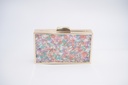 BRUNA - Sac rose marbre - A1038