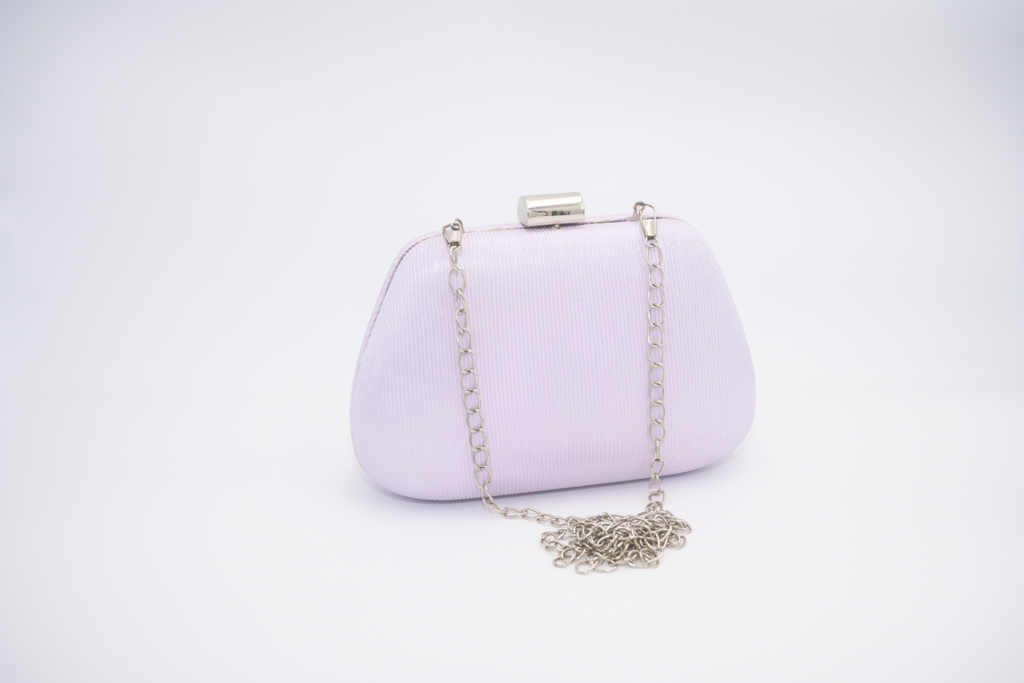 T&O CONCEPT - Sac argenté mauve/violet clair - A734