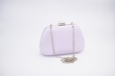 T&O CONCEPT - Sac argenté mauve/violet clair - A734