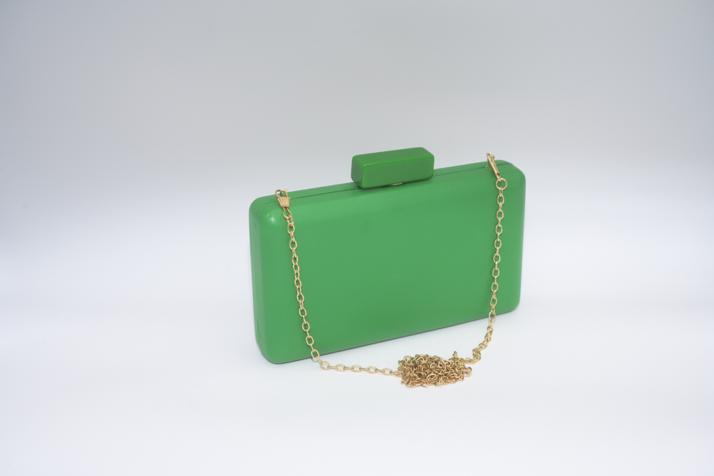 BRUNA - Sac cuir vert - A1040