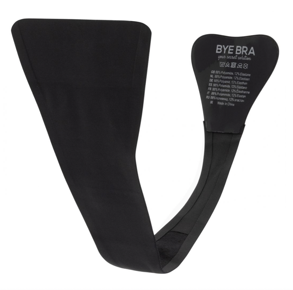 BYE BRA - String Adhésif Noir