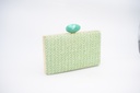 T&O CONCEPT - Sac vert effet osier - A736