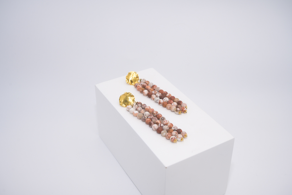 LOC - ELISE TSIKIS - Bijoux - Boucles d'oreilles MADERA Rose - A993
