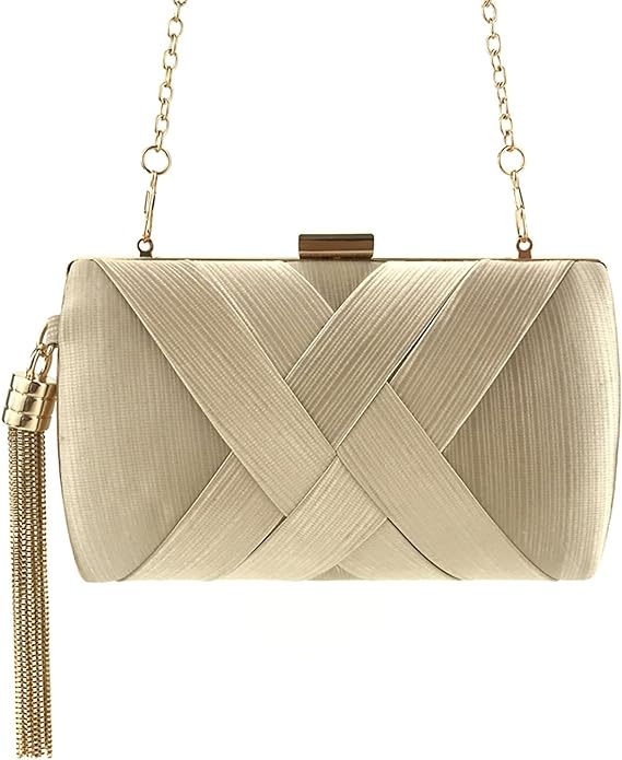 Sac satin doré- A1221