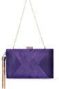 Sac satin mauve- A1222