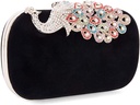Sac velours noir - A1235