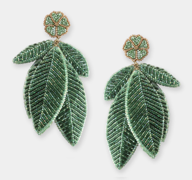 LOC - OLIVIA DAR - Bijoux - Boucle D'oreille LEAF - A1239