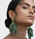 LOC - OLIVIA DAR - Bijoux - Boucle D'oreille LEAF - A1239