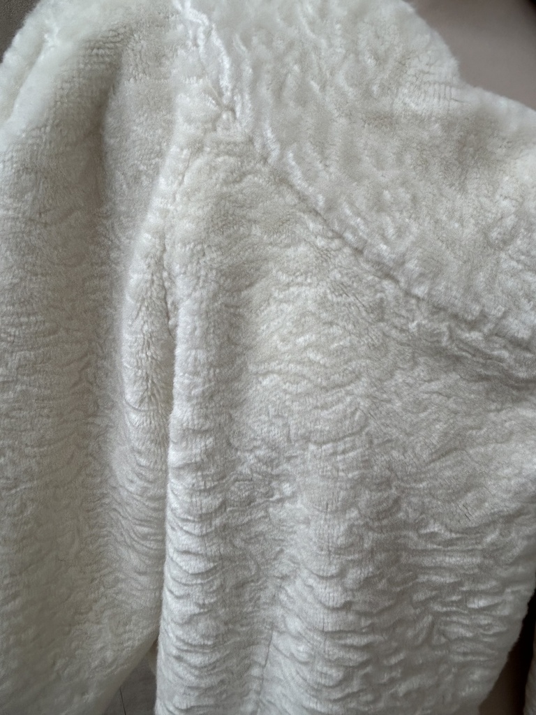 ELIZA J - Veste fourrure blanche C03414