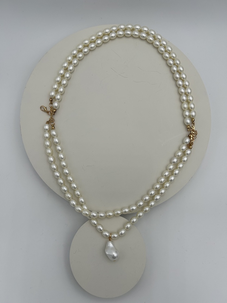 Bijoux - Collier années 20 perles - A1269