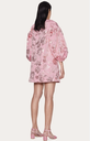 STINE GOYA - Robe courte rose fleurs - C03269
