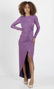 Aniye By - Robe longue rose/mauve irisée t40 - C03257