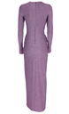 Aniye By - Robe longue rose/mauve irisée t40 - C03257