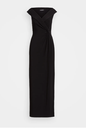 RALPH LAUREN - Robe longue noire col smocking - C02718