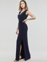 RALPH LAUREN - Robe longue noire col smocking - C02718