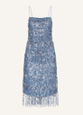 SAMSOE SAMSOE - Robe mi-longue bleu sequins  - C03352