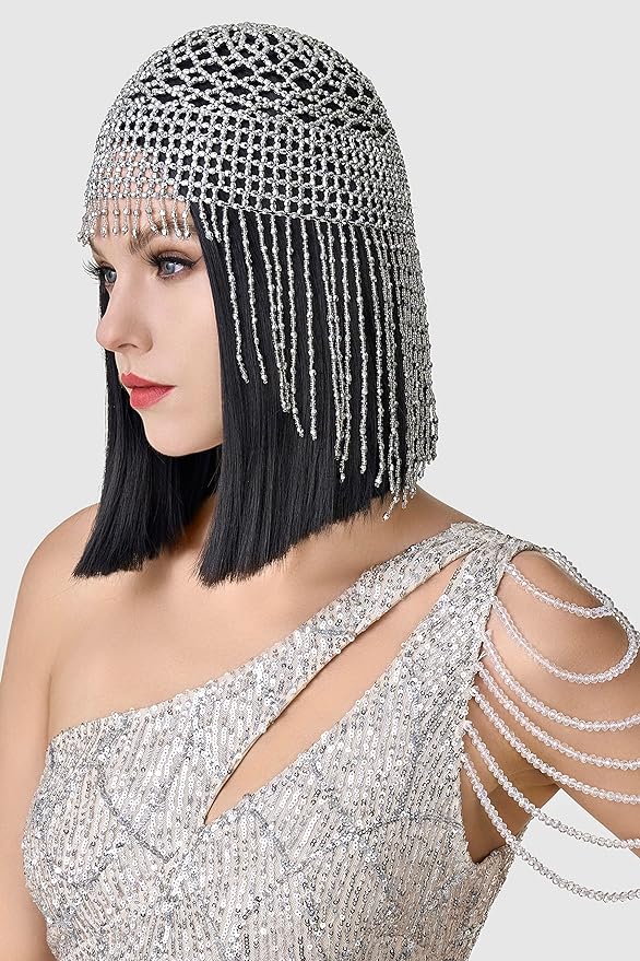 BABEYOND- Headband années 20 à perles - A1281
