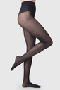 Collants Doris Pois 40 Den - Noir - Swedish Stockings