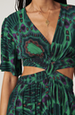 BASH - Robe longue CANDI VERTE - C02836