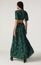 BASH - Robe longue CANDI VERTE - C02836