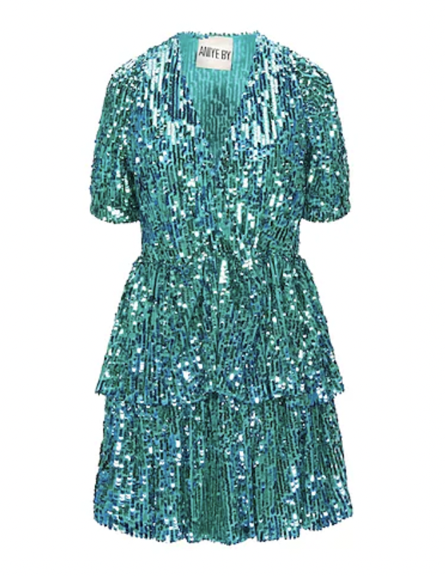 ANIYE BY - Robe courte verte SIRÈNE MERMAID - C02580