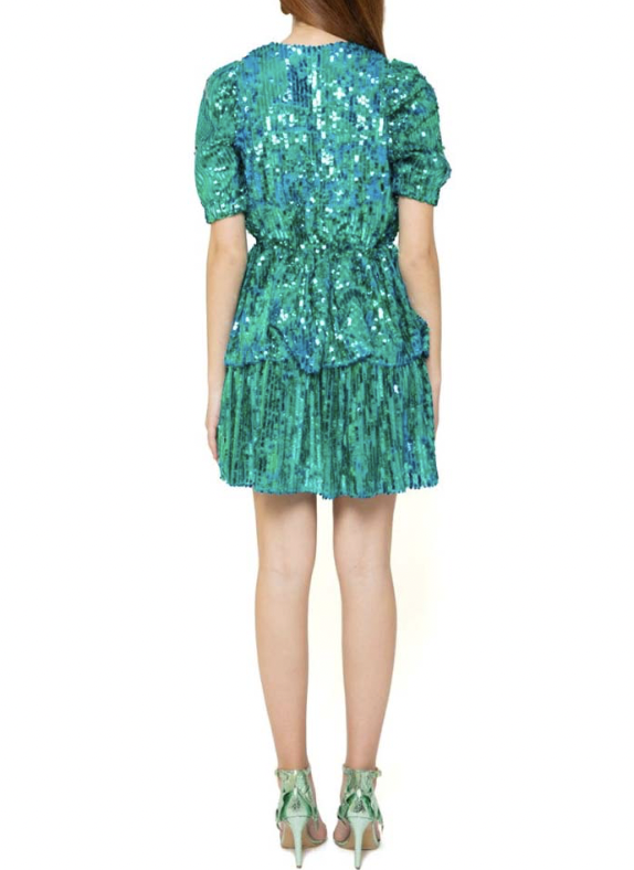ANIYE BY - Robe courte verte SIRÈNE MERMAID - C02580