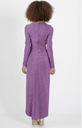 Aniye By - Robe longue rose/mauve irisée t36 - C02933