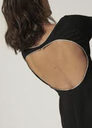Tara Jarmon - Robe courte noire dos nu - C03372