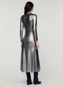 SANDRO - Robe sequins dorés - C03429