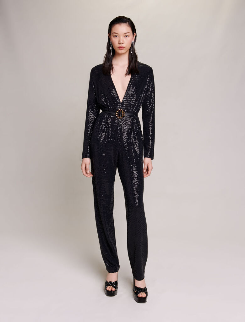 MAJE - Combinaison sequins - C03435