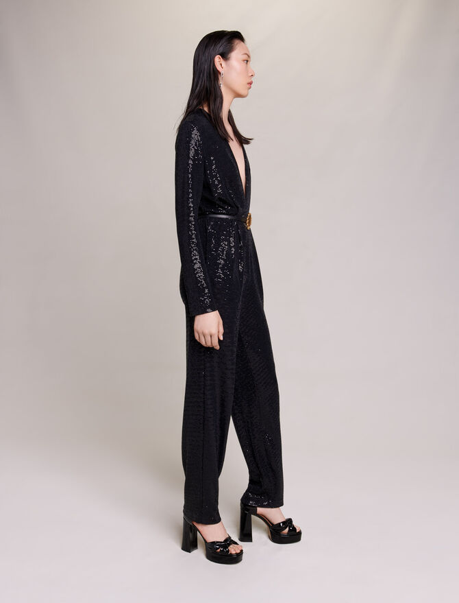 MAJE - Combinaison sequins - C03435